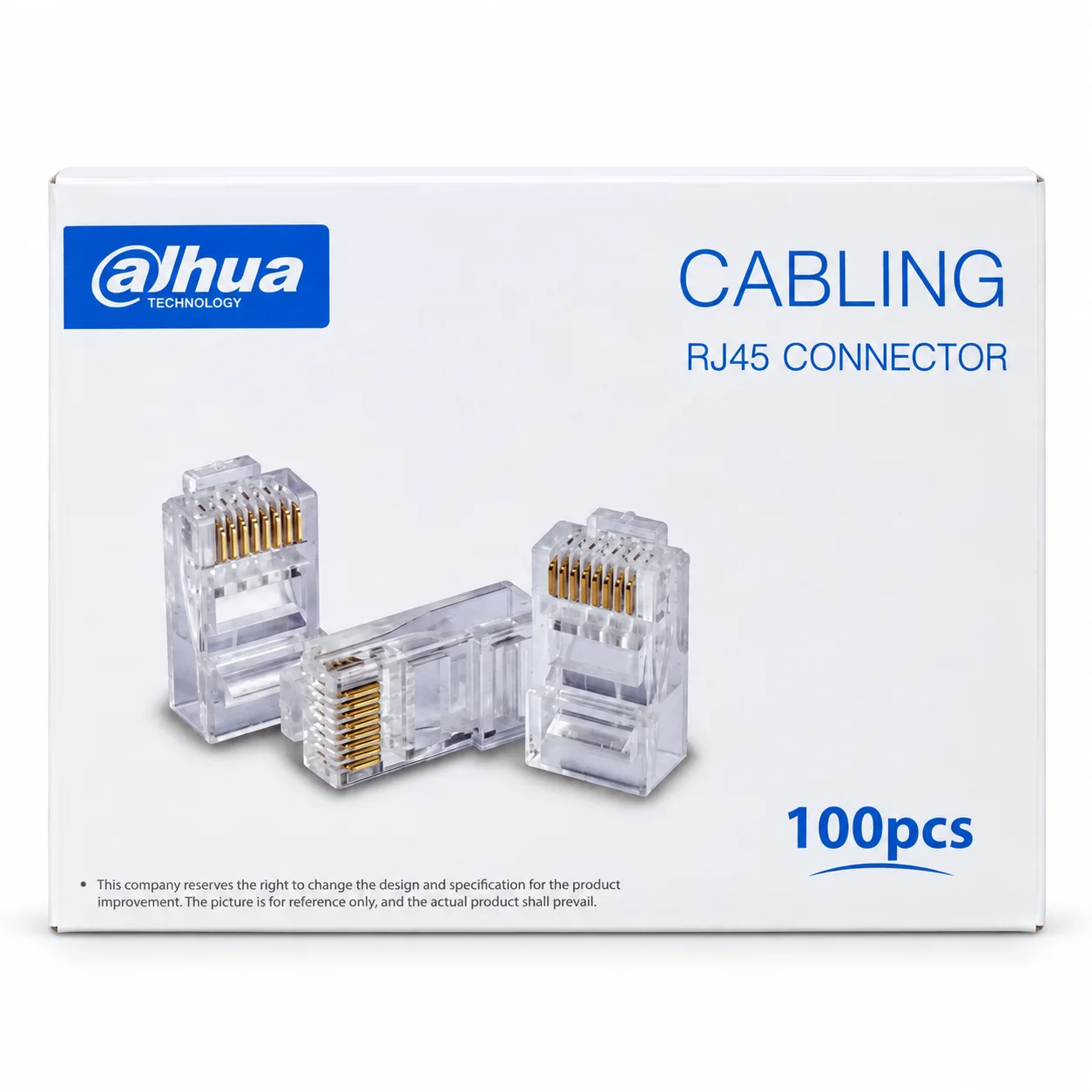 Dahua PFM976-531 CAT6 RJ45 Connectors – 100-Pack